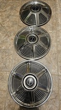 Ford Mustang Vintage Hub Caps 1964-1968 Good Used - 14 In. - Set Of 3