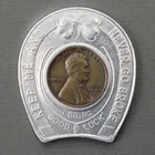 Bluebird Children's Shoes Schiff's Shoes Encased 1949-D 1c Wheat Penny Cent