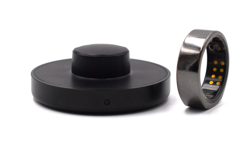 Oura Ring Gen3 Heritage - Titanium - Size 10 - Black - (HEAVILY SCRATCHED)
