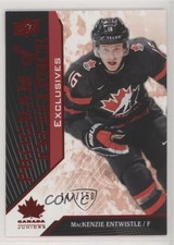 2019 Upper Deck Team Canada Juniors Exclusives 147/150 MacKenzie Entwistle 01g1