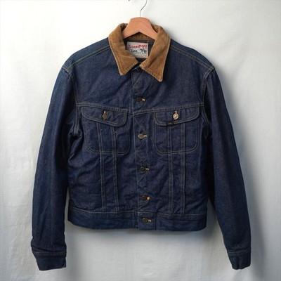 [VINTAGE 1960S] Lee 101LJ Storm Rider Denim Jacket Liner 38R Indigo