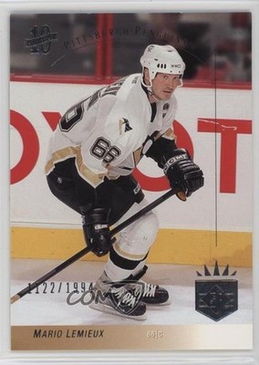 2003-04 SP Authentic SP 10th Anniversary 1122/1994 Mario Lemieux #SP4 HOF 4f5