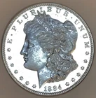 1884 S MORGAN**PROOF LIKE**SUPER SCARCE DATE**PL**DEEP LIQUID MIRRORS**NR #74922