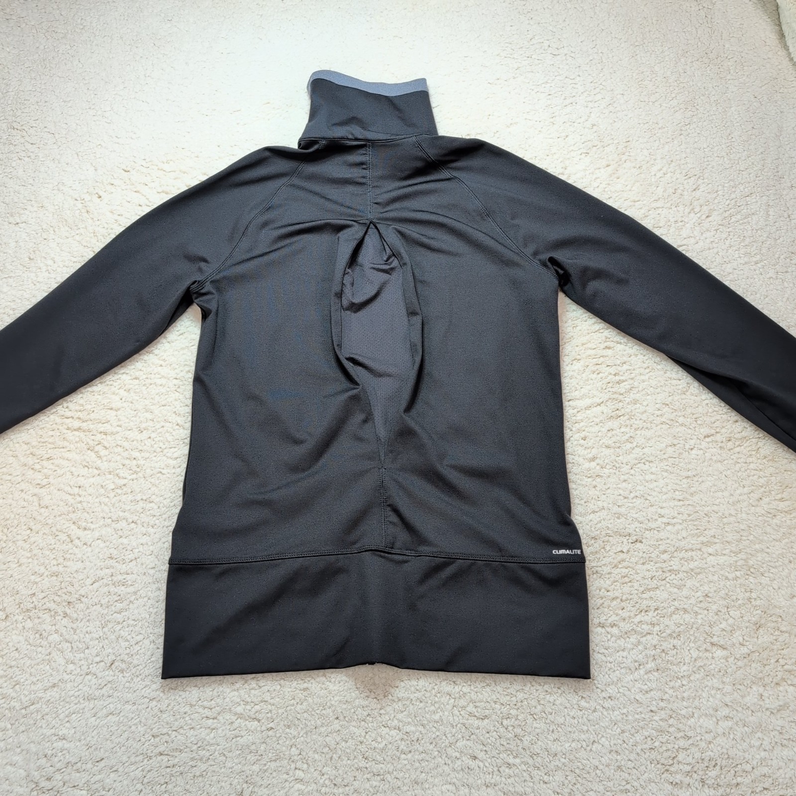 Adidas Climalite Full Zip Running Jacket Black Gr… - image 7