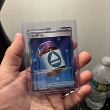 Carta rara Pokémon N's PP Up Trainer Full Art Foil 262/217 ASC