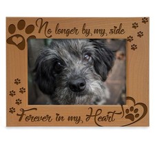 KATE POSH Pet Memorial Picture Frame - No Longer by My Side, Forever in My Heart