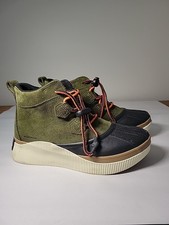 Sorel Youth Out N About Classic Waterproof Boot Size 5 Big Kid Green NY5169-355