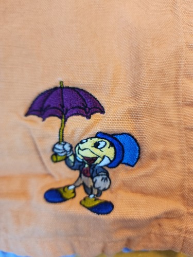Disney Ink & Paint Multi Color Embroidery Character Reusable Napkins Set Of 7 18 - Picture 7 of 15