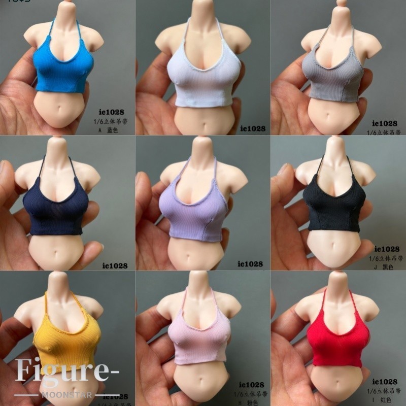 1/6 Female Tank Top Vest Model Fit 12'' PH TBL HOT Action Figures Body
