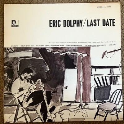 Eric Dolphy ''Last Date'' (Brown) LP Vinyl 1968 Limelight LS86013 Vintage Jazz