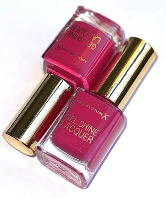 Max Factor Gel Shine Nail Polish 30 Twinkling Pink 11ml x1 (one Bottle)