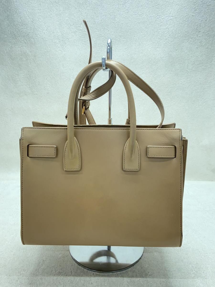 Borsa a mano SAINT LAURENT pelle beige usata