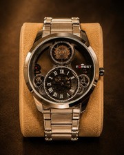 Mean s Mechanical Skeleton Watch- Steampunk I...