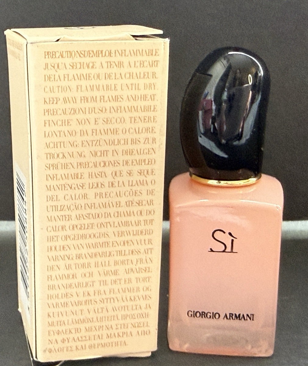 Giorgio Armani Sì FIORI Eau De Parfum Mini 7ml .24oz - NEW IN BOX