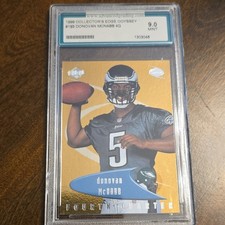 Collector's Edge Odyssey Donovan McNabb #193 Fourth Quarter AGS 9.0 Eagles NFL