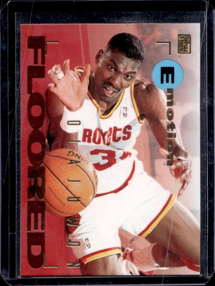 1994-95 Skybox E-Motion Hakeem Olajuwon #38 Rockets