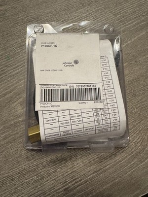 Johnson Controls P100CP-1C High Pressure Switch 300/400 PSIG Auto Reset | New