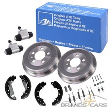 ATE 2x BREMSTROMMEL Ø200+BACKEN+ZUBEHÖR+ZYLINDER HINTEN FÜR SKODA FABIA PRAKTIK
