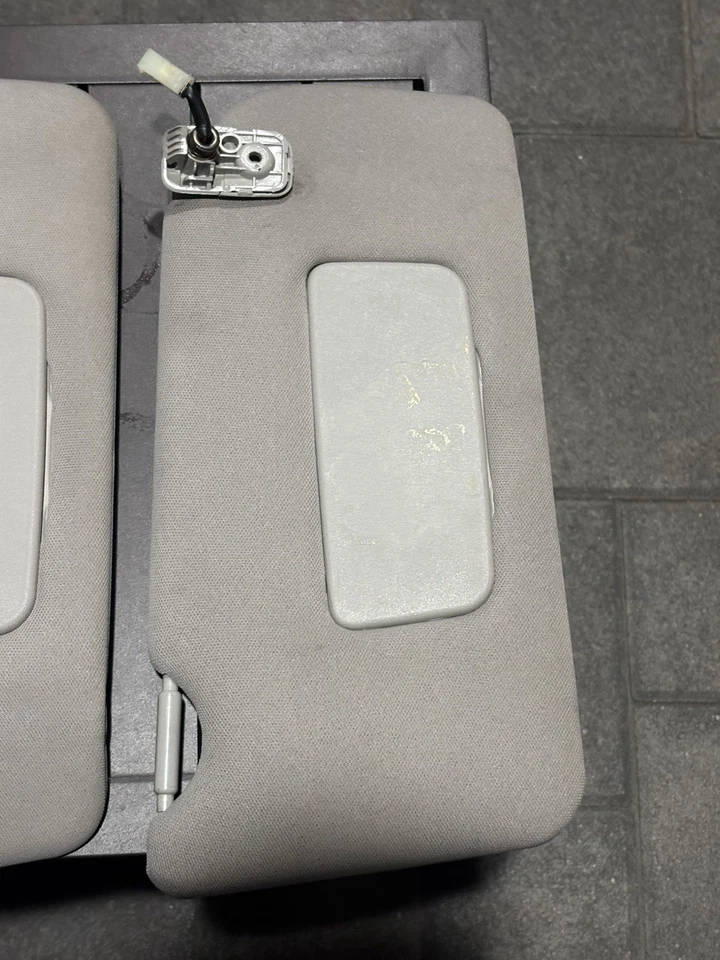 2009-2012 Nissan Altima Sun Visor Driver Passenger Set Pair Left Right Beige OEM - Image 4 of 4