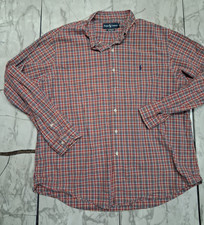 Vintage Ralph Lauren Polo Shirt Mens 2XL Classic Fit Button Down Flannel