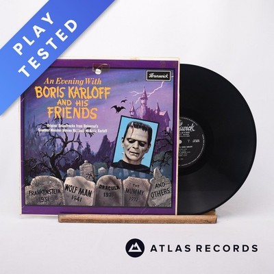 Boris Karloff An Evening With Boris Karloff And His Friends LP Vinyl - VG+/VG+