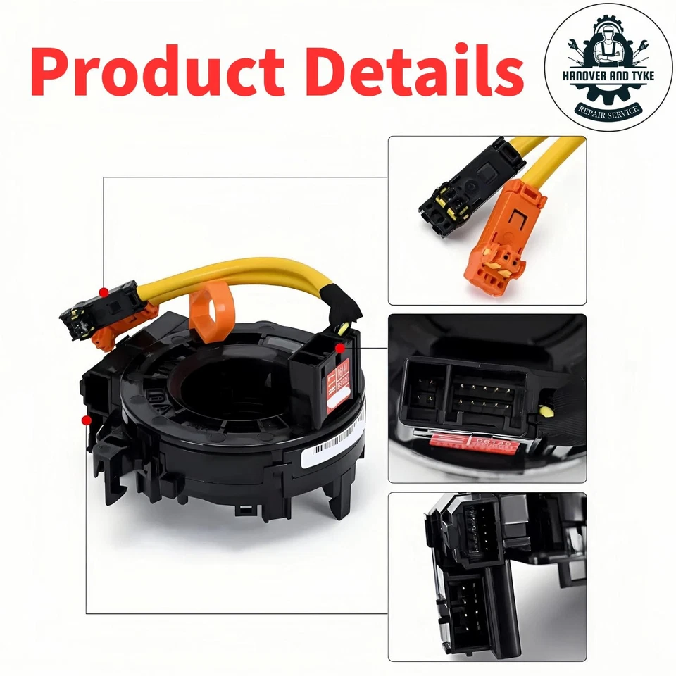 Clock Spring Without Angle Sensor for Toyota Land Cruiser 5.7L 2008-2013 - Image 4 of 4