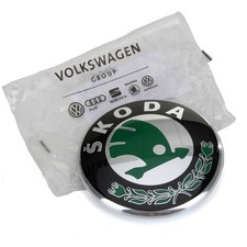 Original Skoda Zeichen Emblem Logo Plakette 5E3853621CFOD