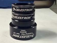Celestron 1.25" Zestaw filtrów polaryzacyjnych #93608 Okulary teleskopu księżycowego + pudełko