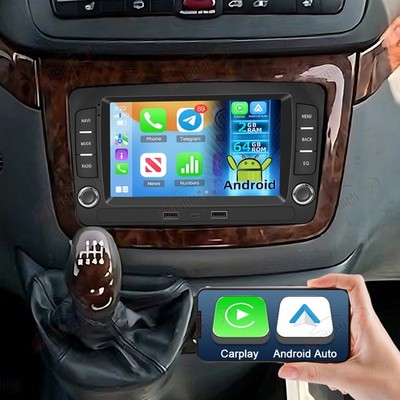 64GB Android 15 Autoradio Carplay Navi Für Mercedes Benz Viano Vito W639 2003-05
