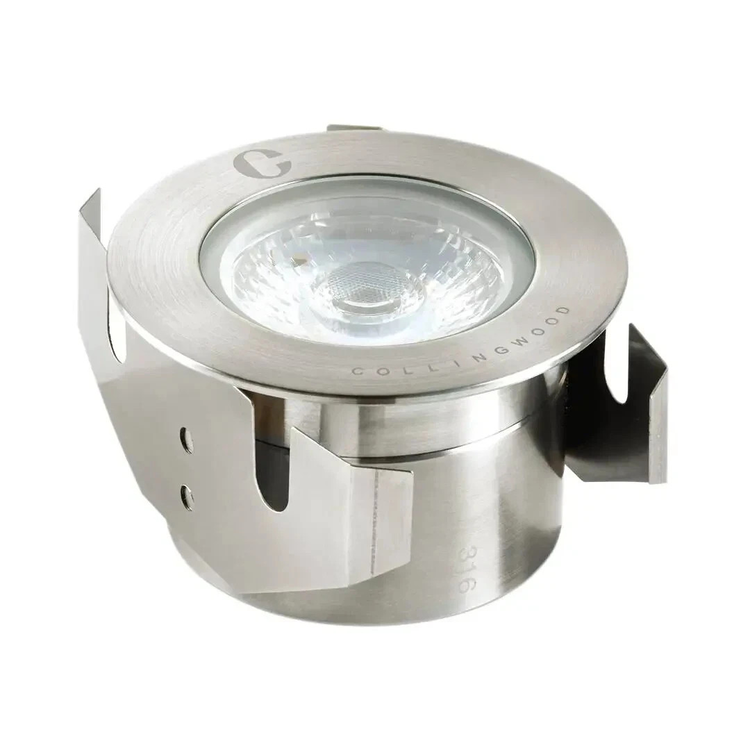 Collingwood Stainless Steel Ground Light Outdoor Uplight Ground GL040DWBX40 IP68