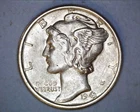 1943-S Mercury Head Silver Dime  XF **122-6