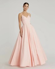 Mac Duggal Blush Pink Ball Gown Size 14 NWT NWT Wedding Dress
