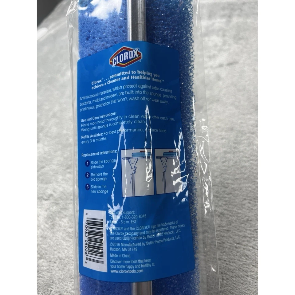 Clorox ROLLER MOP RECARG Protección Antimicrobiana Fácil Deslizamiento Esponja de Repuesto Foto 2 de 2