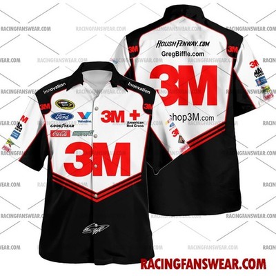 Greg Biffle Nascar Racing 2012 Hawaiian  Shirts