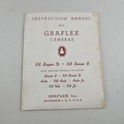 Graflex R.B. Super D 1949  Reflex Camera w Ektar Lens  & 6 Film Backs & Manual — photo 3