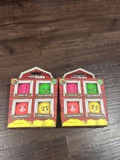 Schylling Nee Doh Teenie Fuzz Ball Farmyard Squeeze Toys 2 4-Packs Multicolor