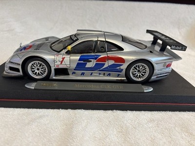 Maisto Mercedes-Benz CLK-GTR LeMans Racecar Diecast Silver Blue