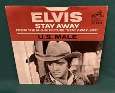 Elvis Presley RCA 47-9465 Stay Away / U.S. Male 45 W/ Sleeve 1968 NM