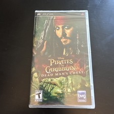 Vtg Pirates of Caribbean Dead Mans Chest Game Sony PSP Playstation 06 New Sealed