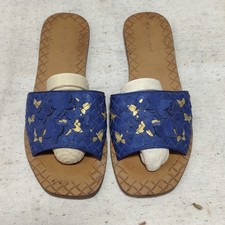 Bottega Veneta Blue Intrecciato Leather Butte...