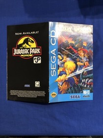 Dark Wizard (Sega CD, 1994) Ripped Up Instructions