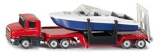 SIKU 1610 Scania T-Cab Low-Loader with Boat Load - BNIP