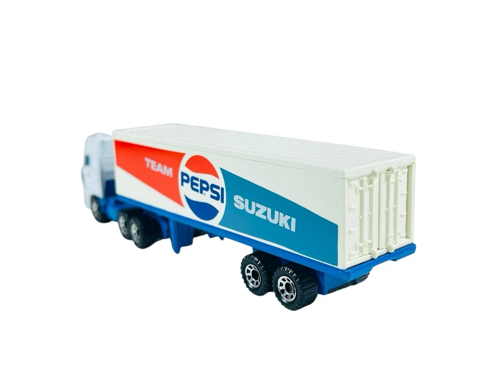 Matchbox Convoy CY-25 PEPSI Team Suzuki ~ 1987 Blue Window Box Die Cast - Image 3 of 4