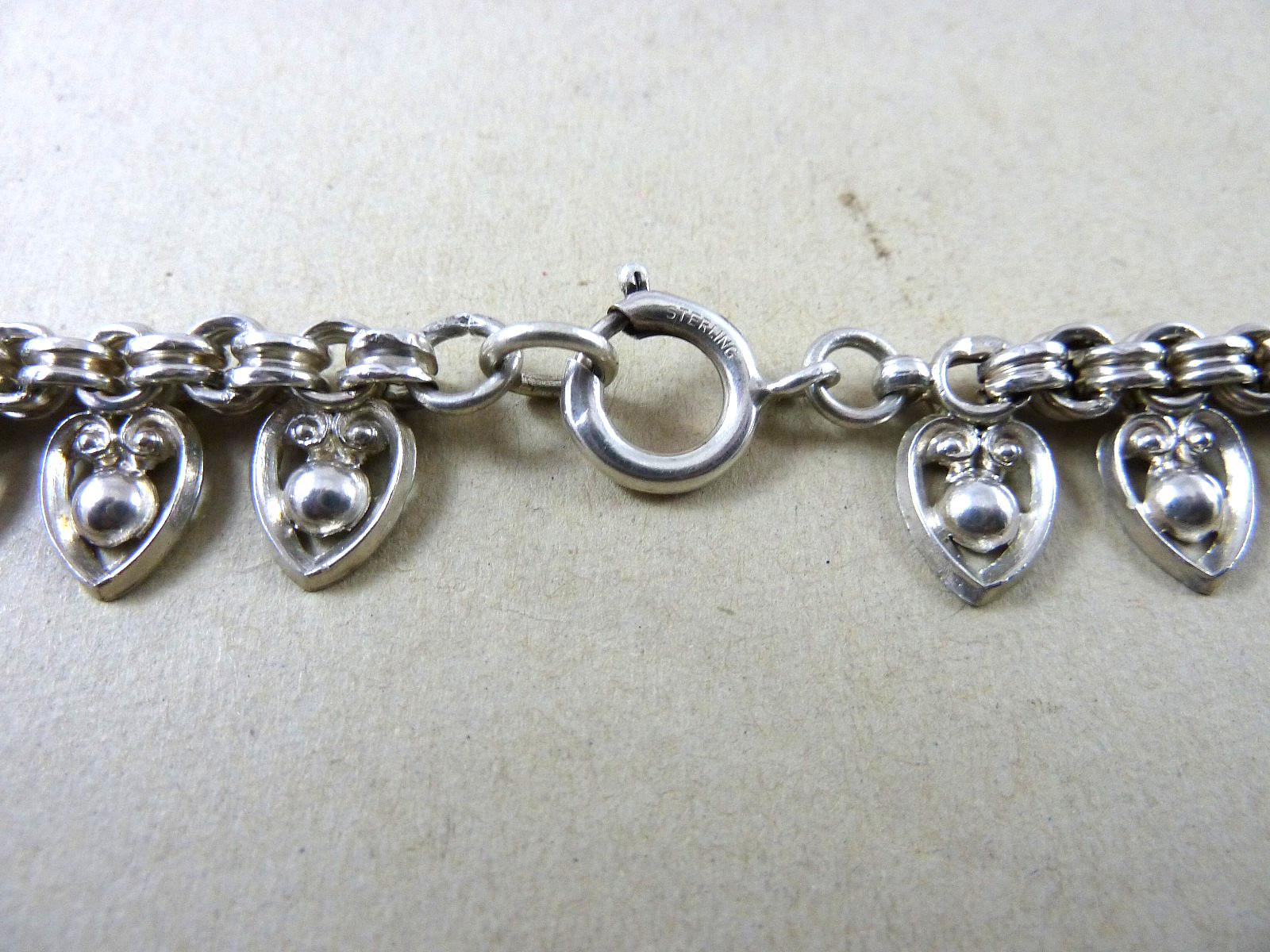 Edwardian Solid Sterling Silver Collar Pierced He… - image 8
