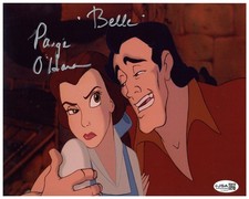 Paige O'Hara Signed 8x10 Photo Beauty and the Beast Belle Autographed JSA COA