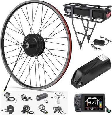 BAFANG 48V500W Electric Bike Conversion Kit 26''700C Front Wheel eBike Hub Motor