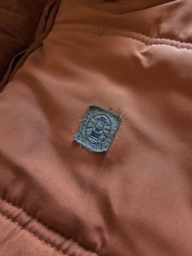 Coleman / Mens Sz XL / Burnt Orange Quilted Puffer Outdoor Hiking Vest Jacket - Picture 2 of 7