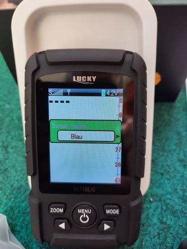 LUCKY Fischfinder Wireless Tragbarer Fisch-Finder 45 m/147feet FF718LiC-W Angeln - Bild 9 von 9