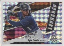 2021 Panini Mosaic Launched Mosaic Prizm Kyle Lewis #L8 4xw
