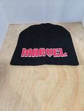 Marvel Beanie Unisex Knit Stocking Hat Black One Size Fits Most Ski Cap